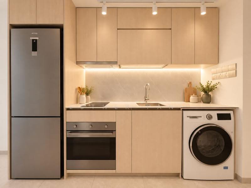 Orchard Sophia, 128 Sophia Road, Orchard / River Valley, 1 Bedroom, 474 sqft, Condominium For Rent, by Esther Tan, 500278676 - Kitchen - PropertyGuru.com.sg
