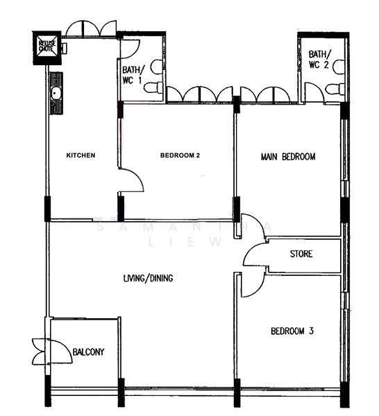 840 Tampines Street 82, 840 Tampines Street 82, Pasir Ris / Tampines, 3 Bedrooms, 904 sqft, HDB Flat For Sale, by Samantha Liew, 500278697 - PropertyGuru.com.sg