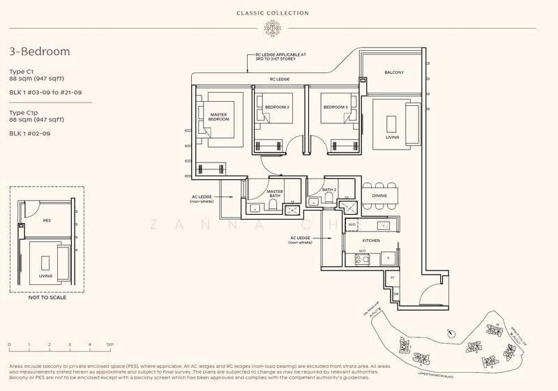 Thomson Reserve, Bright Hill Drive, Ang Mo Kio / Bishan / Thomson, 3 Bedrooms, 947 sqft, Condominium For Sale, by Zanna Chen, 500278730 - C1p - PropertyGuru.com.sg