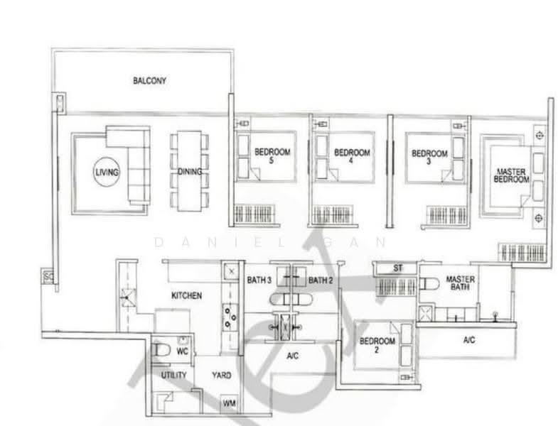 SkyPark Residences, 17 Sembawang Crescent, Sembawang / Yishun, 5 Bedrooms, 1,593 sqft, Condominium For Sale, by Daniel Gan, 500278731 - PropertyGuru.com.sg