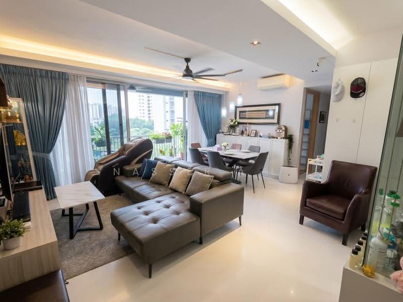 Austville Residences, 19 Sengkang East Avenue, Hougang / Punggol / Sengkang, 3 Bedrooms, 1,227 sqft, Condominium For Sale, by Nasser A L, 500278735 - Living Room - PropertyGuru.com.sg