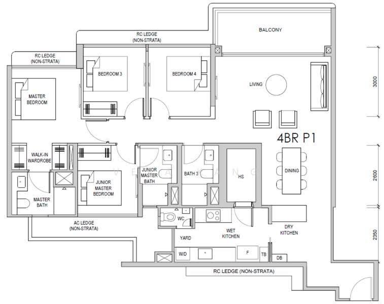 Lentor Gardens Residences, 68 Lentor Gardens, Mandai / Upper Thomson, 4 Bedrooms, 1,356 sqft, Apartment For Sale, by Vera Kang, 500278736 - PropertyGuru.com.sg