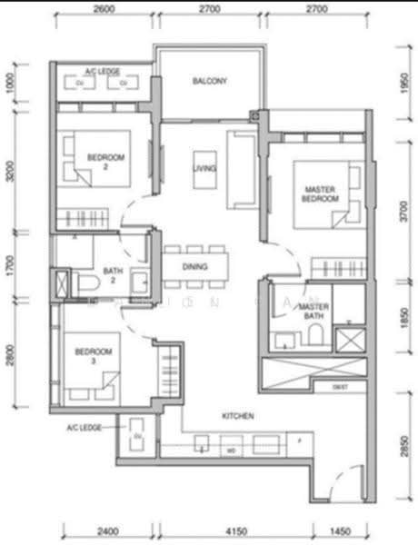 Sceneca Residence, Tanah Merah Kechil Link, Bedok / Upper East Coast, 3 Bedrooms, 904 sqft, Condominium For Sale, by Daniel Gan, 500278777 - PropertyGuru.com.sg