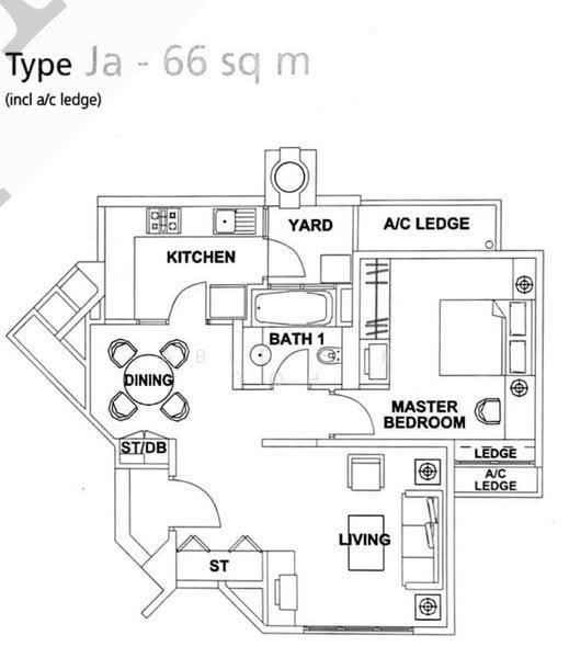 Edelweiss Park Condo, 90 Flora Road, Changi Airport / Changi Village, 1 Bedroom, 710 sqft, Condominium For Rent, by Able S.K Toh, 500278793 - PropertyGuru.com.sg