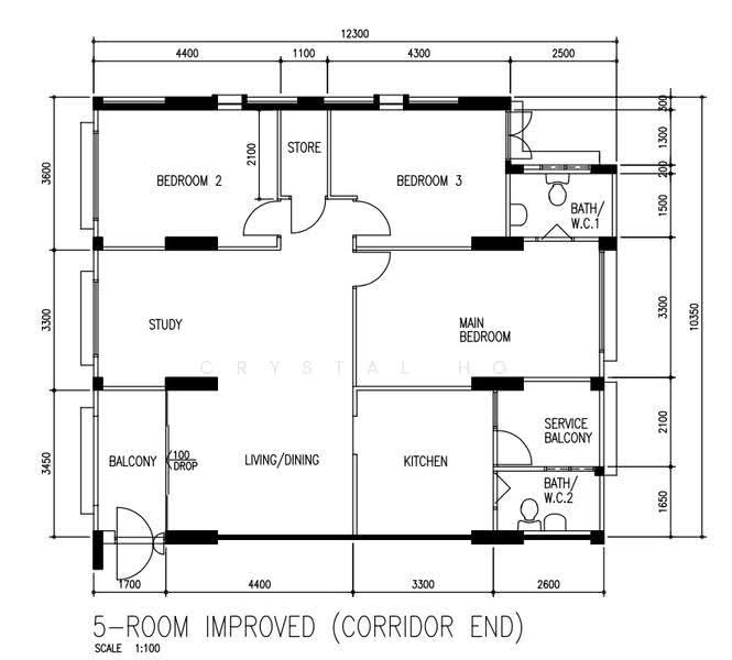 568 Hougang Street 51, , 3 Bedrooms, 1,270 sqft, HDB Flat For Sale, by Crystal Ho, 500278794 - PropertyGuru.com.sg