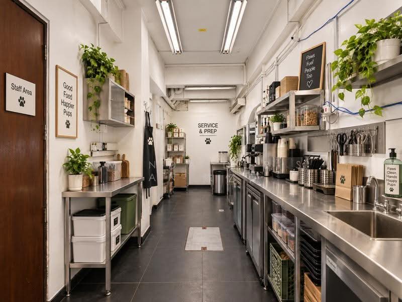 F&B Shophouse @ Macpherson Road, Macpherson / Potong Pasir, 1,500 sqft, Food & Beverage For Rent, by Amanda Doris Tan 陈忆菁, 500278826 - Kitchen - CommercialGuru.com.sg