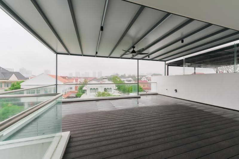 Wareham Goodman Wilkinson Crescent Arthur Road, East Coast / Marine Parade, 5 Bedrooms, 5,500 sqft, Semi-Detached House For Rent, by Claire Lim, 500278845 - Balcony - PropertyGuru.com.sg