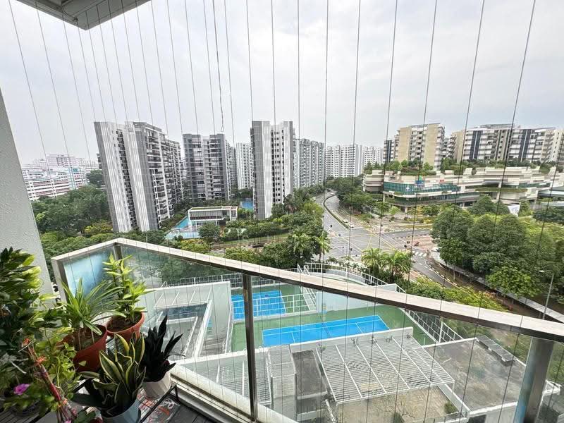 The Quartz, 51 Compassvale Bow, Hougang / Punggol / Sengkang, 3 Bedrooms, 1,216 sqft, Condominium For Sale, by Ting Shi Yang, 500278851 - Balcony - PropertyGuru.com.sg