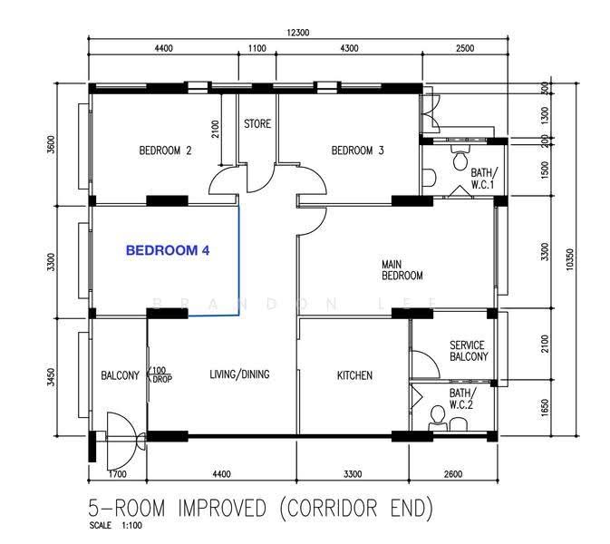 568 Hougang Street 51, 568 Hougang Street 51, Hougang / Punggol / Sengkang, 3 Bedrooms, 1,270 sqft, HDB Flat For Sale, by Brandon Lee, 500278858 - PropertyGuru.com.sg