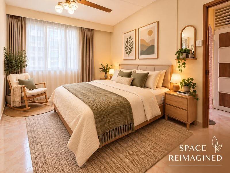 533 Bukit Batok Street 51, 533 Bukit Batok Street 51, Dairy Farm / Bukit Panjang / Choa Chu Kang, 2 Bedrooms, 743 sqft, HDB Flat For Sale, by Joanne Loke, 500278880 - Main Bedroom - Space Reimagined - PropertyGuru.com.sg