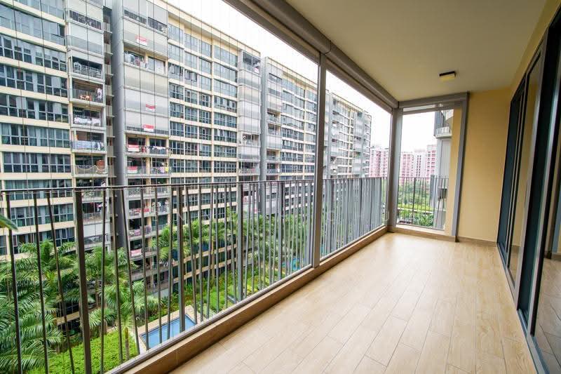 Hundred Palms Residences, 266 Yio Chu Kang Road, Hougang / Punggol / Sengkang, 5 Bedrooms, 1,528 sqft, Condominium For Sale, by Kenneth Chua, 500278922 - Balcony - PropertyGuru.com.sg