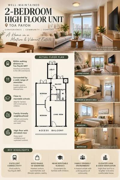 57 Lorong 5 Toa Payoh, 57 Lorong 5 Toa Payoh, Balestier / Toa Payoh, 2 Bedrooms, 657 sqft, HDB Flat For Sale, by Patrick Tay, 500278996 - Living Room - PropertyGuru.com.sg