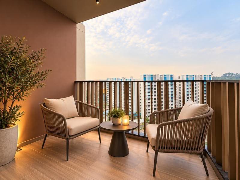 Norwood Grand, Admiralty / Woodlands, 2 Bedrooms, 710 sqft, Condominium For Rent, by Jayden Ong 王盛傑, 500279002 - Balcony - PropertyGuru.com.sg