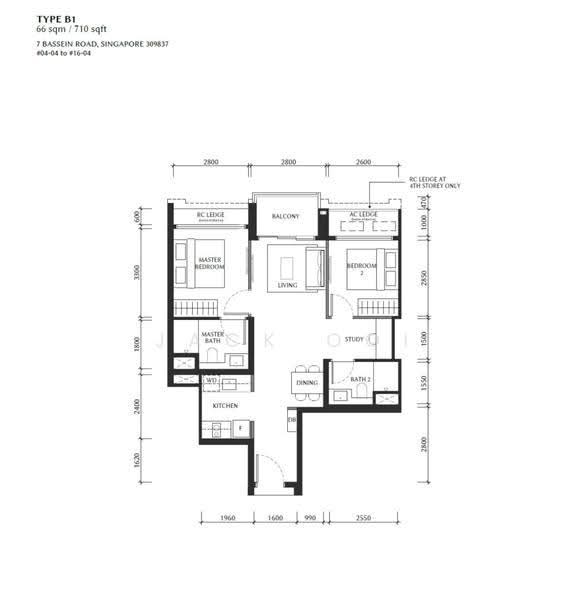 The Serra Residences, 7 Bassein Road, Newton / Novena, 2 Bedrooms, 710 sqft, Condominium For Sale, by Jack Ooi, 500279012 - PropertyGuru.com.sg