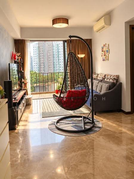 River Isles, Punggol Central, Hougang / Punggol / Sengkang, 3 Bedrooms, 893 sqft, Condominium For Rent, by Linndal Koh, 500279047 - Living Room - PropertyGuru.com.sg