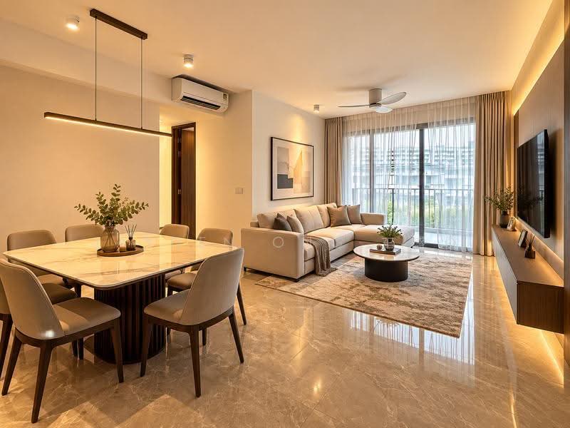 Norwood Grand, 10 Champions Way, Admiralty / Woodlands, 4 Bedrooms, 1,313 sqft, Condominium For Sale, by Jayden Ong 王盛傑, 500279099 - Living Room - PropertyGuru.com.sg