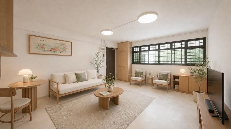 24 Telok Blangah Crescent, 24 Telok Blangah Crescent, Harbourfront / Telok Blangah, 3 Bedrooms, 82 sqft, HDB Flat For Sale, by Tan Yi Ting, 500279217 - Living Room - PropertyGuru.com.sg