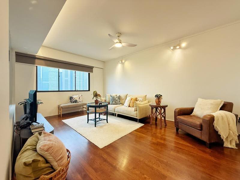 Riverwalk Apartments, 20 Upper Circular Road, Boat Quay / Raffles Place / Marina, 1 Bedroom, 818 sqft, Apartment For Rent, by Fariz Rashid, 500279239 - Living Room - PropertyGuru.com.sg