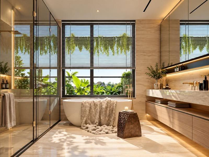 TOP Soon | North-South Facing | 6 Ensuite Bedrooms | Lift & Pool | Park 4 Cars |, Near Dover MRT | Within 1km Henry Park Primary School, Tanglin / Holland / Bukit Timah, 6 Bedrooms, 9,200 sqft, Detached House For Sale, by Kate 周笕簢., 500279250 - Bathroom - PropertyGuru.com.sg