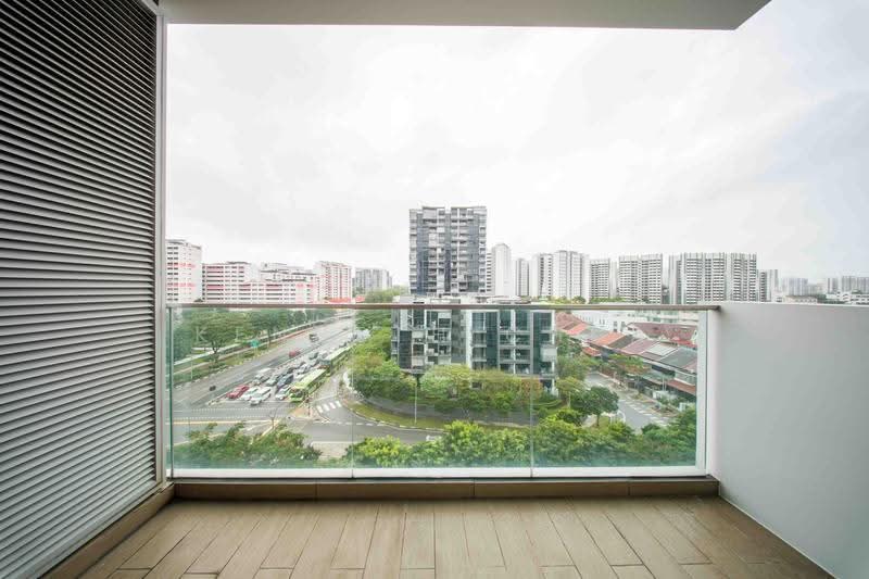 Sennett Residence, 37 Pheng Geck Avenue, Macpherson / Potong Pasir, 1 Bedroom, 581 sqft, Condominium For Sale, by Kenneth Chua, 500279265 - Balcony - PropertyGuru.com.sg
