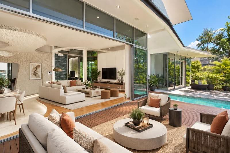 Sentosa Cove, Cove Way, Harbourfront / Telok Blangah, 6 Bedrooms, 14,000 sqft, Detached House For Rent, by CHEN ., 500279376 - Living Room - PropertyGuru.com.sg