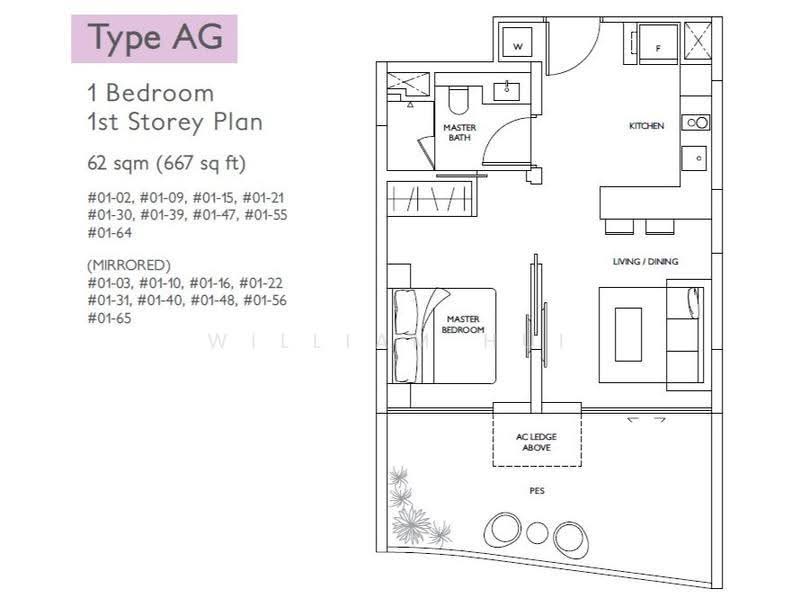 Archipelago, Bedok Reservoir Road, Bedok / Upper East Coast, 1 Bedroom, 667 sqft, Condominium For Rent, by William Hui, 500279377 - PropertyGuru.com.sg
