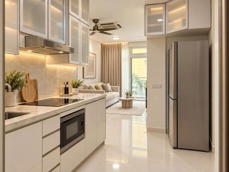 Parc Rosewood, 83 Rosewood Drive, Admiralty / Woodlands, 2 Bedrooms, 581 sqft, Condominium For Sale, by Hansel Tan, 500279382 - Kitchen - PropertyGuru.com.sg