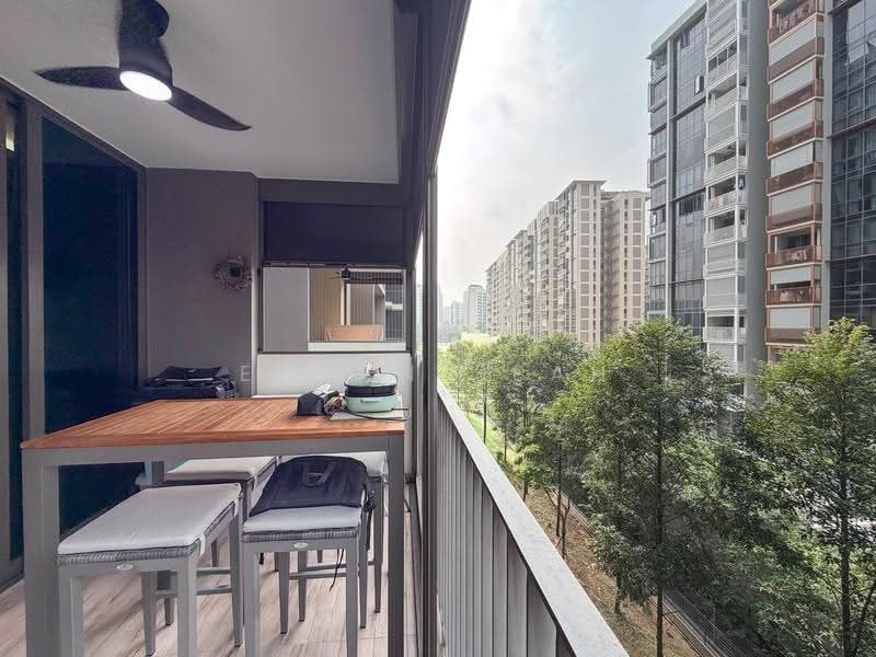 Treasure Crest, 60 Anchorvale Crescent, Hougang / Punggol / Sengkang, 3 Bedrooms, 1,076 sqft, Condominium For Sale, by Elonn Seah, 500279425 - Balcony - PropertyGuru.com.sg