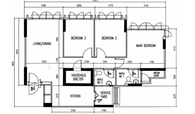 470A Upper Serangoon Crescent, 470A Upper Serangoon Crescent, Hougang / Punggol / Sengkang, 3 Bedrooms, 990 sqft, HDB Flat For Rent, by Brandon Loh, 500279426 - PropertyGuru.com.sg