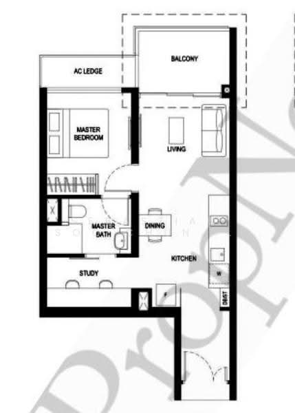 Twin VEW, 93 West Coast Vale, Buona Vista / West Coast / Clementi New Town, 1 Bedroom, 570 sqft, Condominium For Rent, by Sebastian Soo Chun Hian, 500279455 - PropertyGuru.com.sg