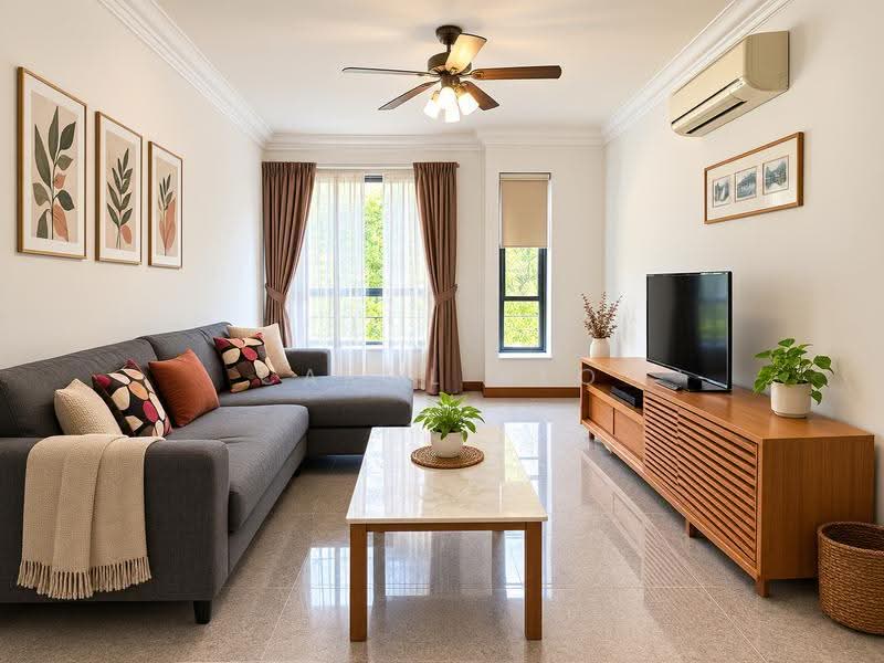 Westcove Condo, 12 West Coast Crescent, Buona Vista / West Coast / Clementi New Town, 2 Bedrooms, 1,130 sqft, Condominium For Sale, by Carol Neo, 500279520 - Living Room - PropertyGuru.com.sg