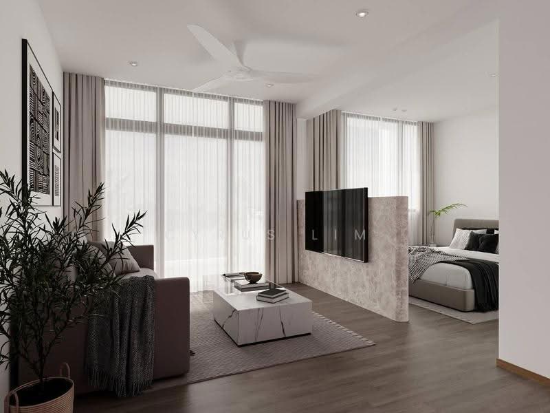 The Trilinq, 28B Jalan Lempeng, Buona Vista / West Coast / Clementi New Town, 1 Bedroom, 538 sqft, Condominium For Sale, by Cyrus Lim, 500279522 - Living Room - PropertyGuru.com.sg