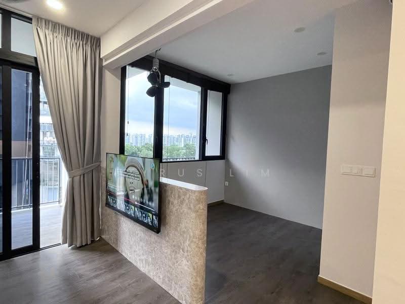 The Trilinq, 28B Jalan Lempeng, Buona Vista / West Coast / Clementi New Town, 1 Bedroom, 538 sqft, Condominium For Sale, by Cyrus Lim, 500279522 - Living Room - PropertyGuru.com.sg