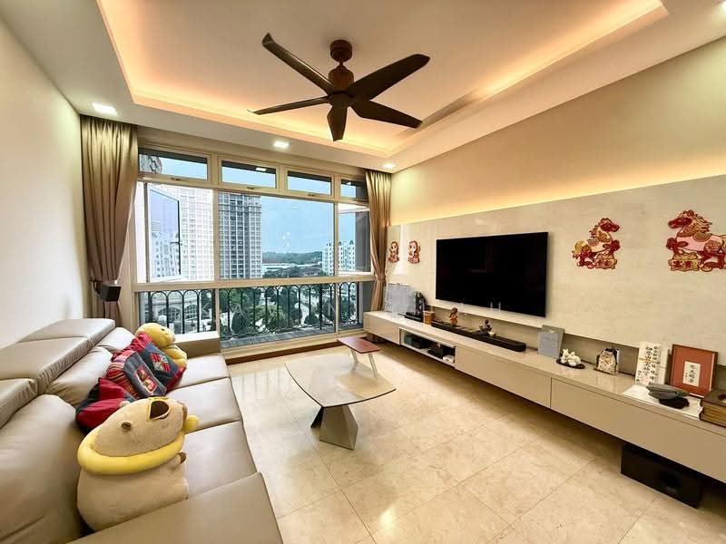 The Gardens at Bishan, 1 Sin Min Walk, Ang Mo Kio / Bishan / Thomson, 3 Bedrooms, 1,227 sqft, Condominium For Sale, by Kavin Kuah, 500279529 - Living Room - PropertyGuru.com.sg