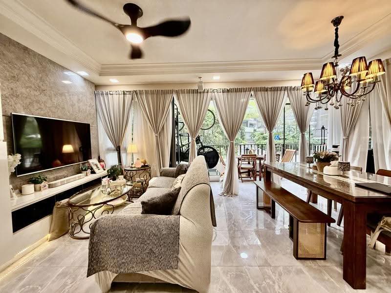 Northwave EC, 111 Woodlands View, Admiralty / Woodlands, 3 Bedrooms, 1,109 sqft, Condominium For Sale, by Maria Mariana, 500279561 - Living Room - PropertyGuru.com.sg