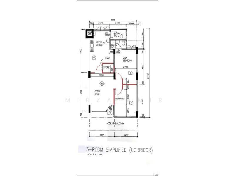 807 Yishun Ring Road, 807 Yishun Ring Road, Sembawang / Yishun, 3 Bedrooms, 689 sqft, HDB Flat For Sale, by Mirza Amir, 500279613 - PropertyGuru.com.sg