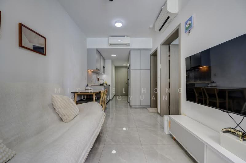 The Garden Residences, 1 Serangoon North View, Hougang / Punggol / Sengkang, 1 Bedroom, 452 sqft, Condominium For Sale, by Michael Hong GuangYuan, 500279646 - Living Room - PropertyGuru.com.sg
