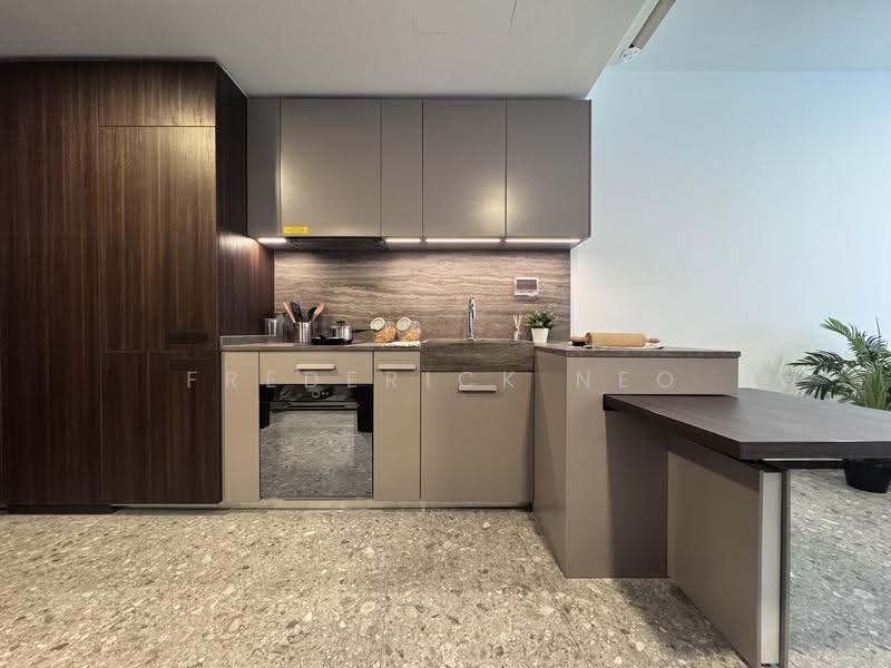 One Pearl Bank, 1 Pearl Bank, Alexandra / Commonwealth, 1 Bedroom, 570 sqft, Condominium For Sale, by Frederick Neo, 500279654 - Kitchen - PropertyGuru.com.sg