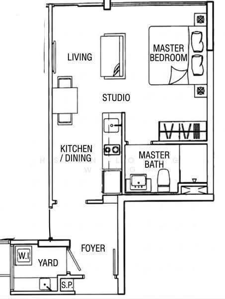 Esparina Residences, 117 Compassvale Bow, Hougang / Punggol / Sengkang, Studio, 400 sqft, Condominium For Rent, by Hsien Loong Wong, 500279760 - PropertyGuru.com.sg