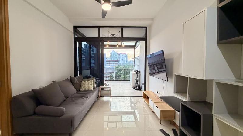 The Trilinq, Jalan Lempeng, Buona Vista / West Coast / Clementi New Town, 1 Bedroom, 603 sqft, Condominium For Sale, by Nigel Lim, 500279825 - Living Room - PropertyGuru.com.sg