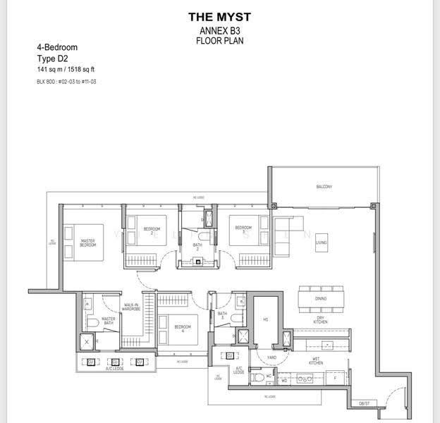 The Myst, 800 Upper Bukit Timah Road, Dairy Farm / Bukit Panjang / Choa Chu Kang, 4 Bedrooms, 1,518 sqft, Condominium For Rent, by Yuelin Shen, 500279845 - PropertyGuru.com.sg