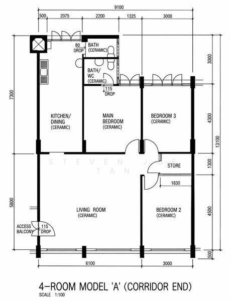 262 Yishun Street 22, 262 Yishun Street 22, Sembawang / Yishun, 3 Bedrooms, 1,119 sqft, HDB Flat For Sale, by Steven Joe Tan, 500279939 - PropertyGuru.com.sg