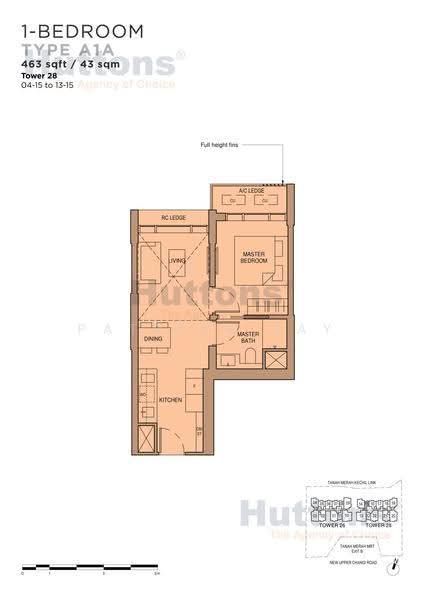 Sceneca Residence, Tanah Merah Kechil Link, Bedok / Upper East Coast, 1 Bedroom, 463 sqft, Condominium For Sale, by Patrick Tay, 500279953 - PropertyGuru.com.sg