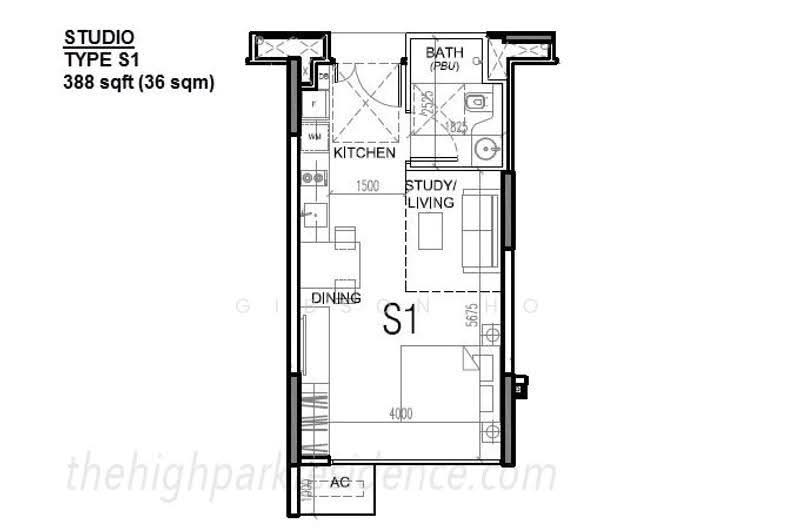 High Park Residences, 27 Fernvale Road, Seletar / Yio Chu Kang, Studio, 388 sqft, Condominium For Rent, by Gibson Ho, 500280014 - PropertyGuru.com.sg