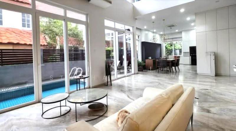 See to Believe! 3.5 Storey Semi D with Lift and Pool, No West Sun, Quiet Facing, Park 2 Cars, Solar Panels, East Coast / Marine Parade, 7 Bedrooms, 7,500 sqft, Semi-Detached House For Sale, by Stephanie Tok, 500280064 - Living Room - PropertyGuru.com.sg