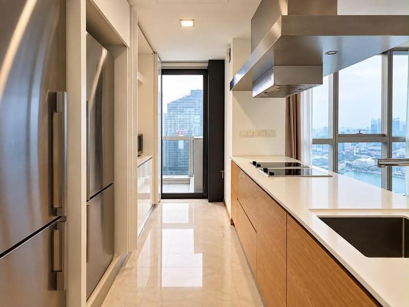 Marina Bay Residences, 18 Marina Boulevard, Boat Quay / Raffles Place / Marina, 4 Bedrooms, 2,368 sqft, Condominium For Sale, by Jade Tan, 500280292 - Kitchen - PropertyGuru.com.sg