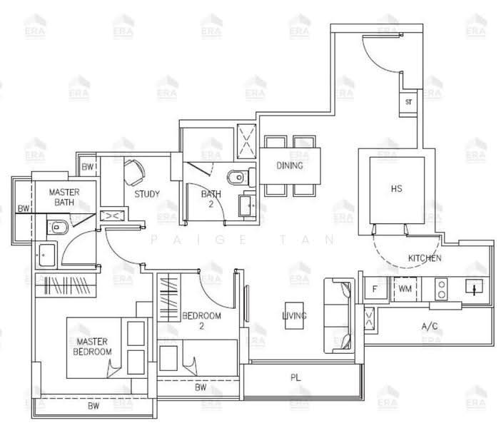 RiverBay, 23 Mar Thoma Road, Balestier / Toa Payoh, 2 Bedrooms, 786 sqft, Condominium For Sale, by Paige Tan, 500280322 - Master Bedroom - PropertyGuru.com.sg