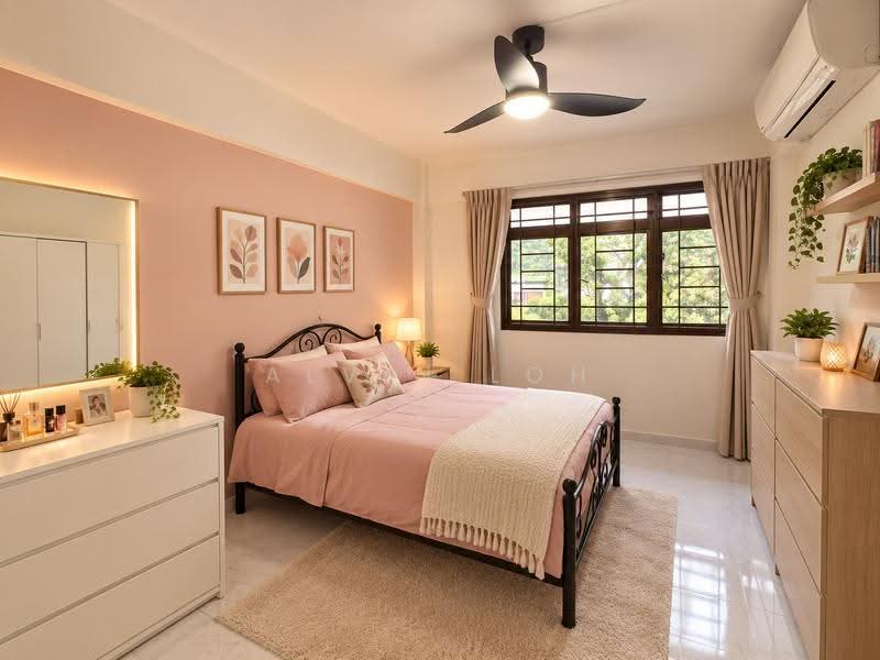 167 Yishun Ring Road, 167 Yishun Ring Road, Sembawang / Yishun, 3 Bedrooms, 904 sqft, HDB Flat For Sale, by Alvin Loh, 500280346 - Virtual Staging Bedroom 2 - PropertyGuru.com.sg