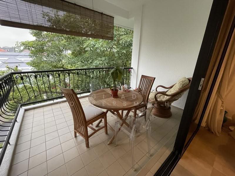 Tanglin Park, 1 Ridley Park, Tanglin / Holland / Bukit Timah, 3 Bedrooms, 1,335 sqft, Condominium For Rent, by Gilad Coppersmith, 500280394 - Balcony - PropertyGuru.com.sg