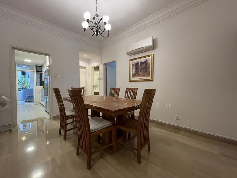 Tanglin Park, 1 Ridley Park, Tanglin / Holland / Bukit Timah, 3 Bedrooms, 1,335 sqft, Condominium For Rent, by Gilad Coppersmith, 500280394 - Dining Room - PropertyGuru.com.sg